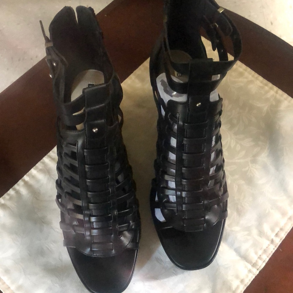Wedge gladiator sandals